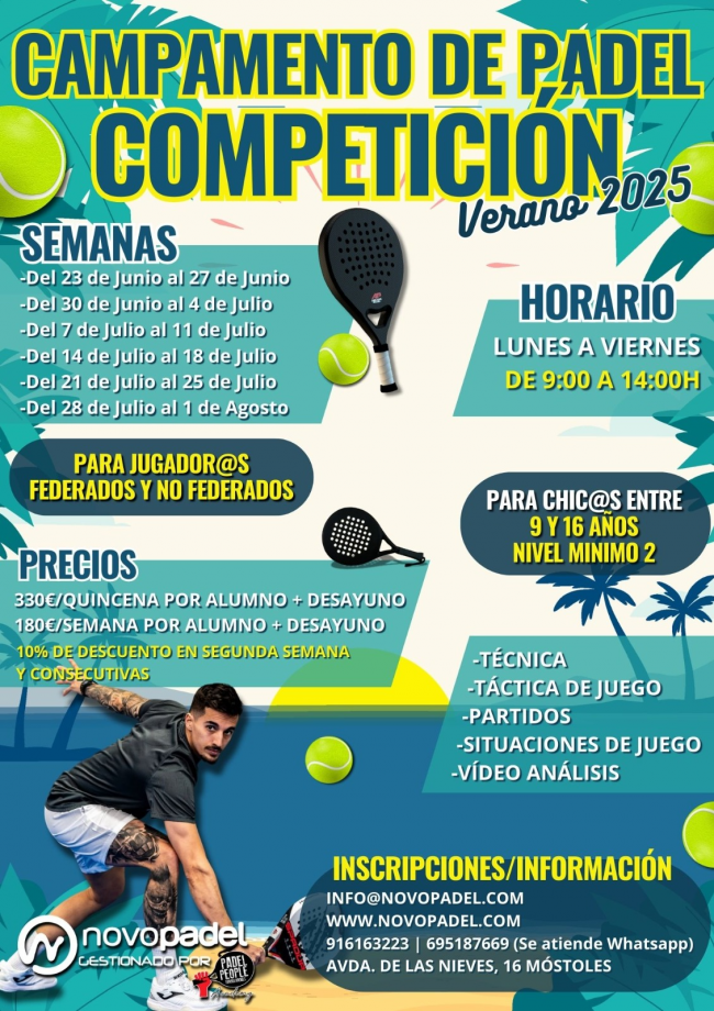CAMPAMENTO DE COMPETICION VERANO 2025