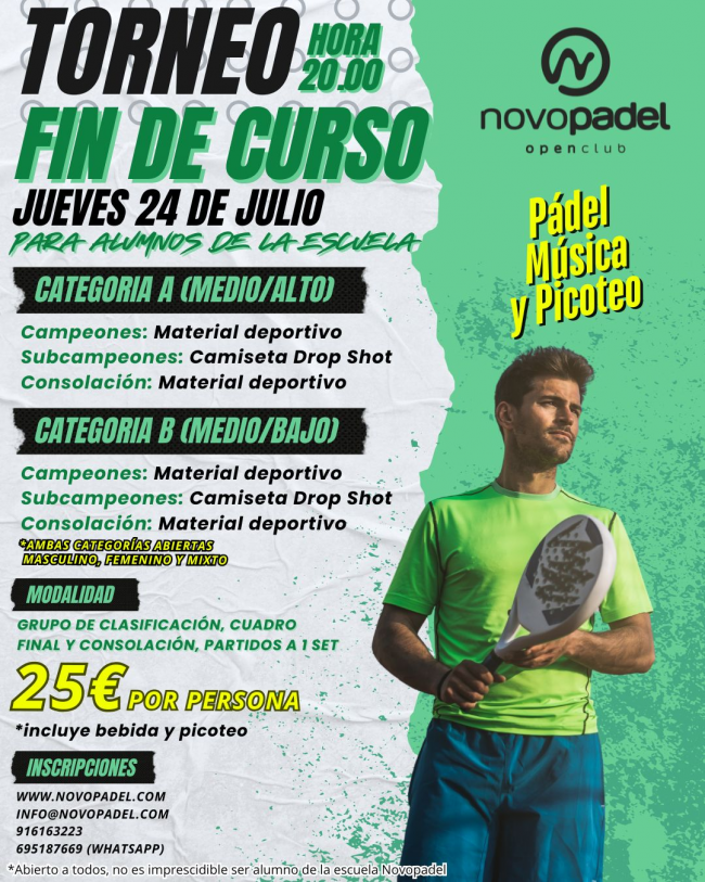 TORNEO FIN DE CURSO VERANO 2025